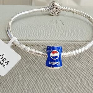 Pepsi Sterling Silver Charm